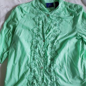 j.h. Collectibles blouse sz XL